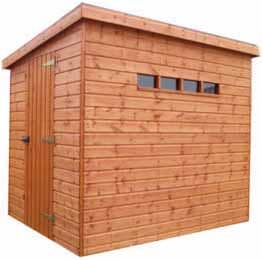 Security Shed - Pent